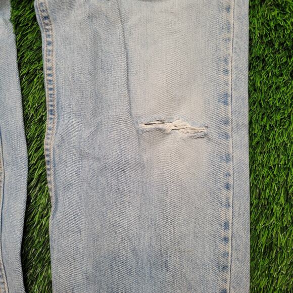 VTG 90s Levi's 550 Jeans 34x34 True Size Dad Jean High Rise 12" Relaxed Tapered - Picture 3 of 11